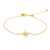 Starburst Slider Bracelet - Gold - SPBRGB58-PV