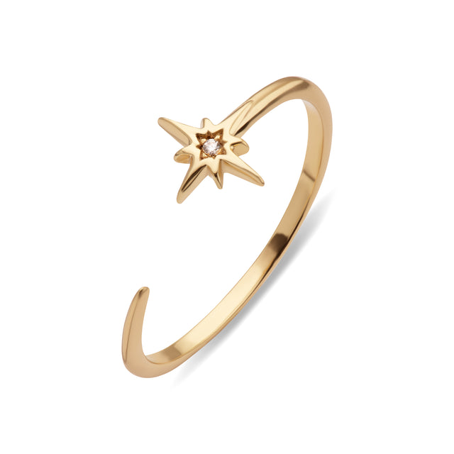 Starburst Open Ring - Gold - SPG-151