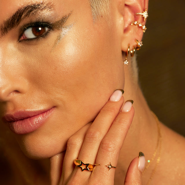 Starburst Open Ring - Gold - SPG-151