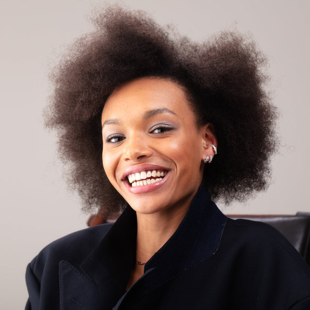 Stardust Huggie Hoop Earrings - Silver - SPS-251