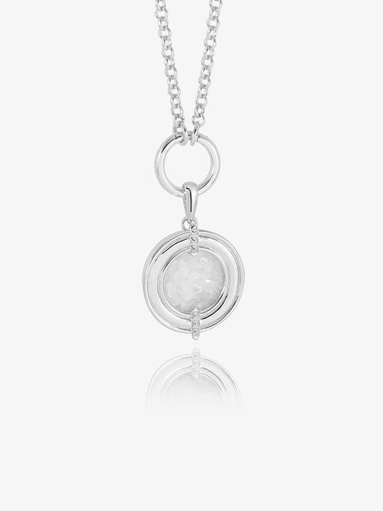 Statement Evolve Amulet Necklace - Silver - PMN20SRC