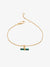 Mini Malachite T-Bar Bracelet - Gold - TBB2MLGP