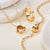 Insignia Linked Ring Necklace - 9ct Gold - TOLMNN