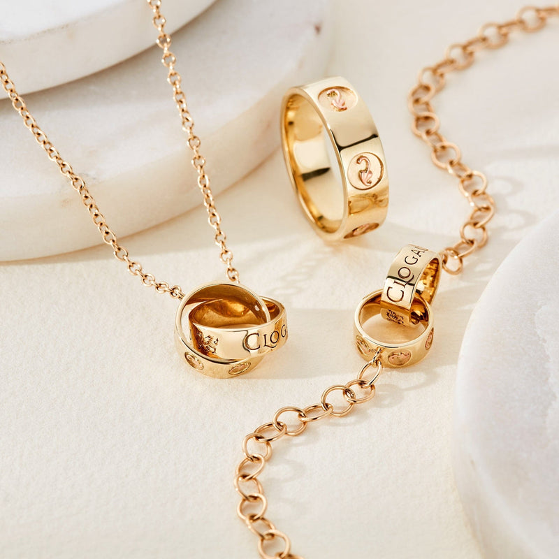 Tree of Life Insignia Links Bracelet - Gold - TOLMNBR