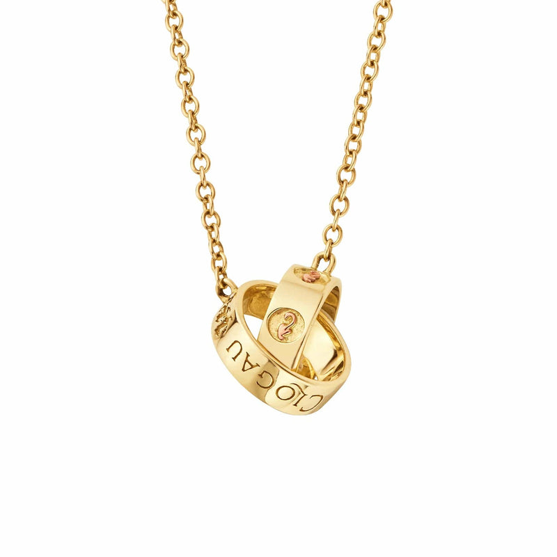 Insignia Linked Ring Necklace - 9ct Gold - TOLMNN