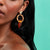 Art Deco Chandelier Earrings - Gold