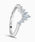 Platinum Shaped Tiara Diamond Wedding Ring - 0.32ct