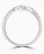 Platinum Shaped Tiara Diamond Wedding Ring - 0.25ct