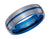 Blue Tungsten Carbide Ring - TUR-128