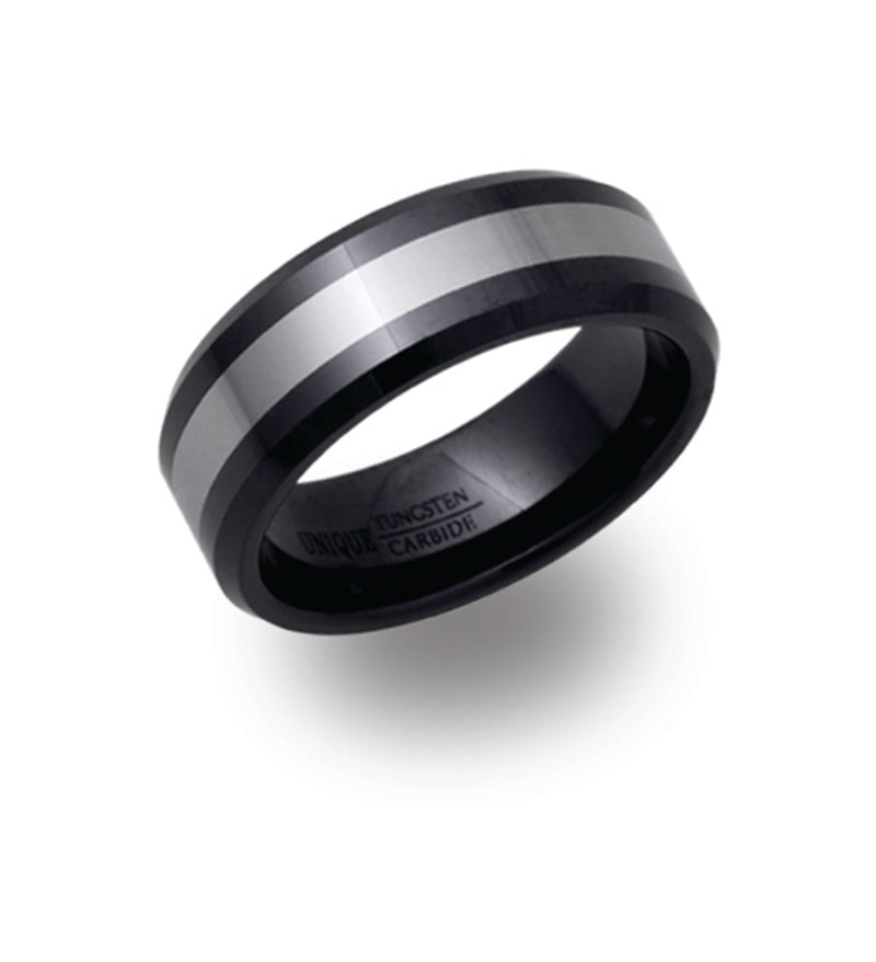 Tungsten Carbide Ring, 8mm - TUR-45