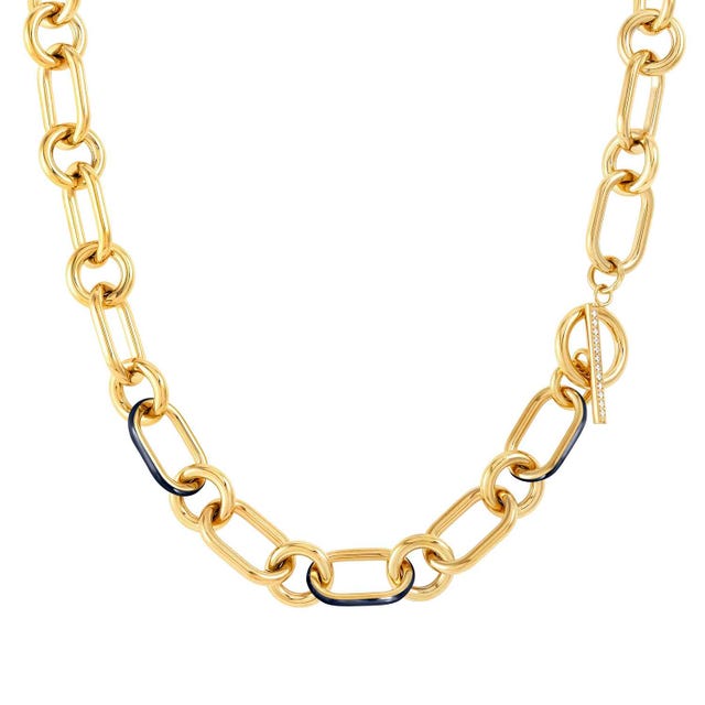 Drusilla Chain Necklace - Gold/Blue - 028712/004
