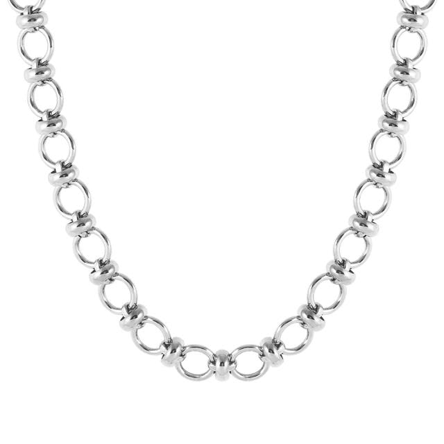 Long Unconditionally Stainless Steel Chain Necklace - 029102/001