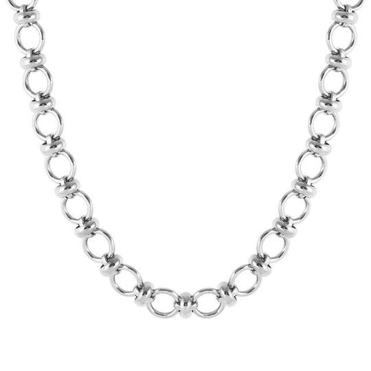 Long Unconditionally Stainless Steel Chain Necklace - 029102/001