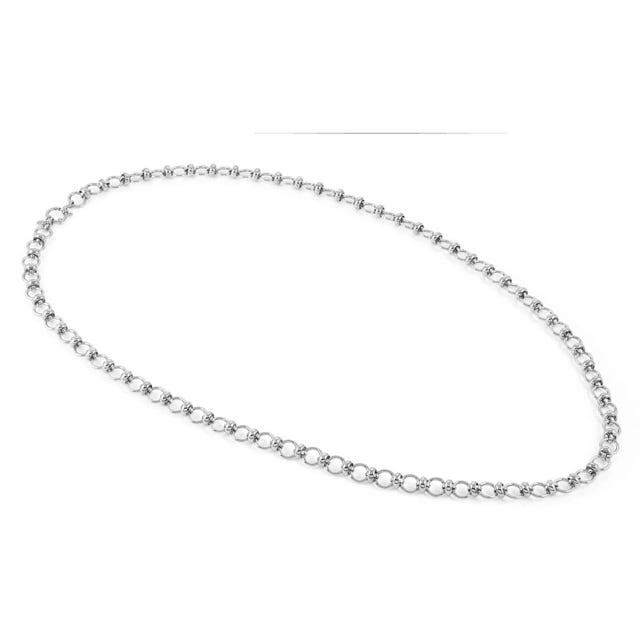 Long Unconditionally Stainless Steel Chain Necklace - 029102/001