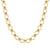 Long Unconditionally Stainless Steel Chain Necklace - Gold - 029102/012