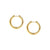 Unconditionally CZ Hoop Earrings - Gold - 029103/012