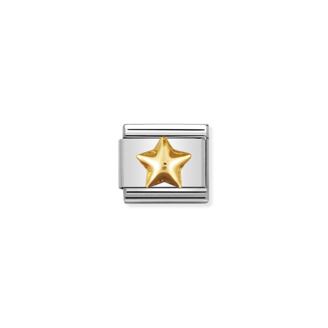 Classic Raised Star Link - Gold - 030110/12