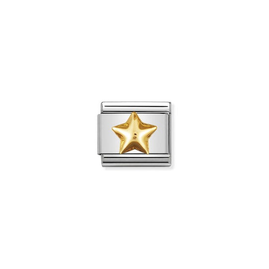 Classic Raised Star Link - Gold - 030110/12