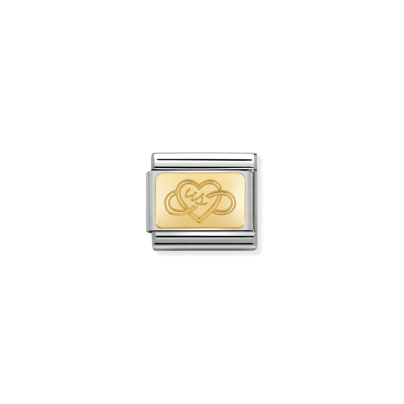 Composable Classic Us Heart Link - Gold - 030121/42