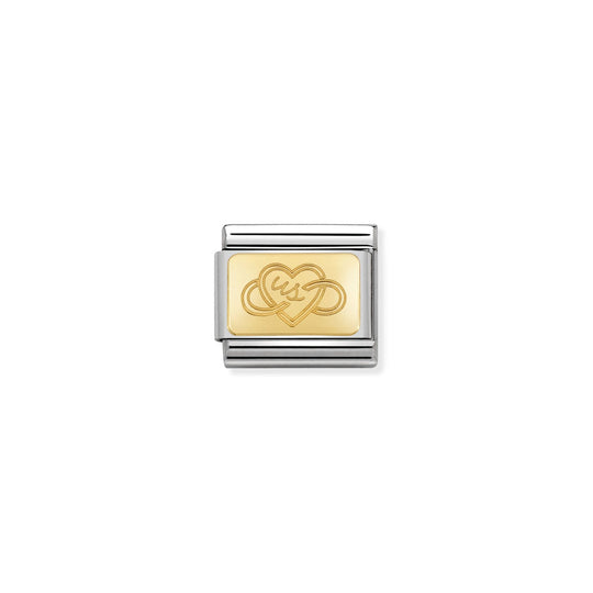 Composable Classic Us Heart Link - Gold - 030121/42