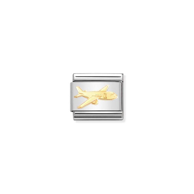 Classic Airplane Link - Gold - 030162/75