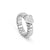 Extension Ring With CZ Heart - Silver - 046000/004