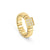 Extension CZ Square Ring - Gold - 046004/056