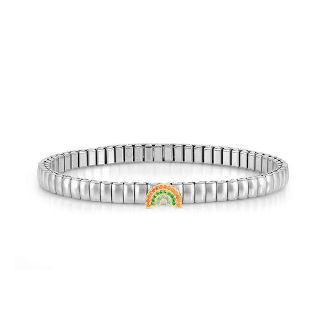 Extension Rainbow CZ Bracelet - Silver - 046007/064