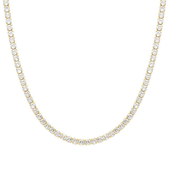 Chic & Charm Joyful Tennis Necklace - Gold - 148644/012