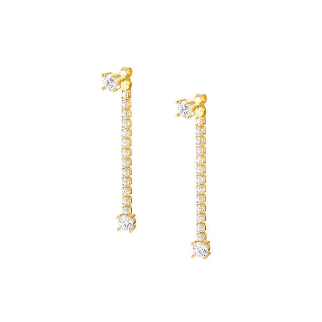 Chic & Charm Joyful Drop Earrings - Gold - 148637/012