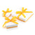 Chic & Charm Joyful Drop Earrings - Gold - 148637/012