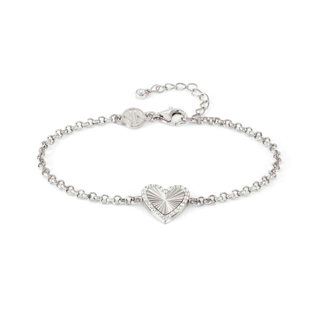 Truejoy Etched Hearts Bracelet - Silver - 240100/004