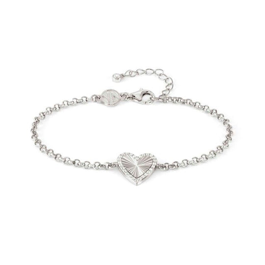 Truejoy Etched Hearts Bracelet - Silver - 240100/004