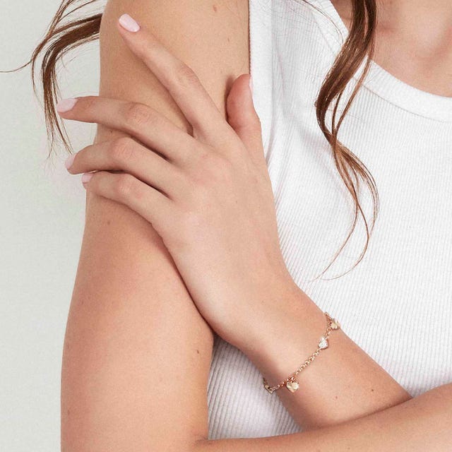 Truejoy Heart Pendants Bracelet - Silver - 240101/004