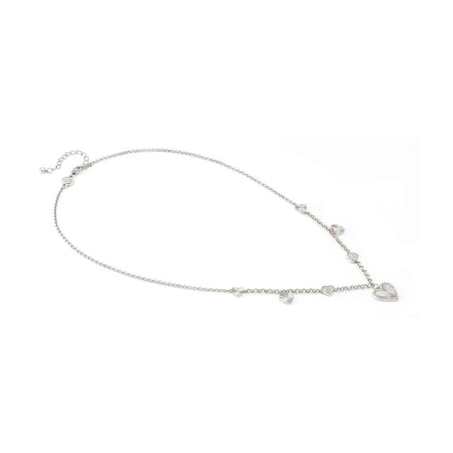 Truejoy Necklace With Heart Pendants - Silver - 240102/004
