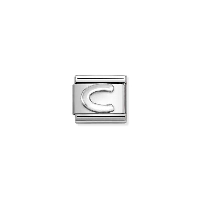 Classic Letter C Link - Silver - 330113/03