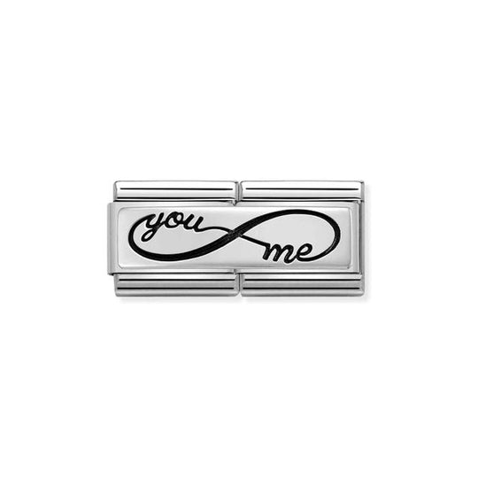 Classic Double You Me Infinity Link - Silver - 330710/43