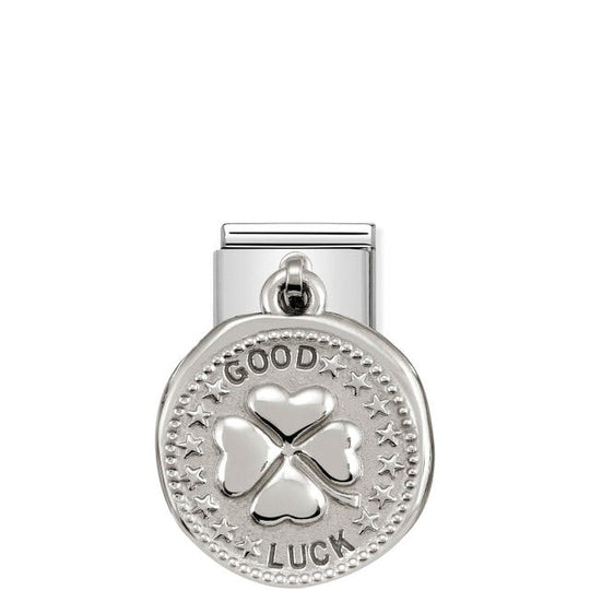 Classic Fortune Pendant Link - Silver - 331804/07
