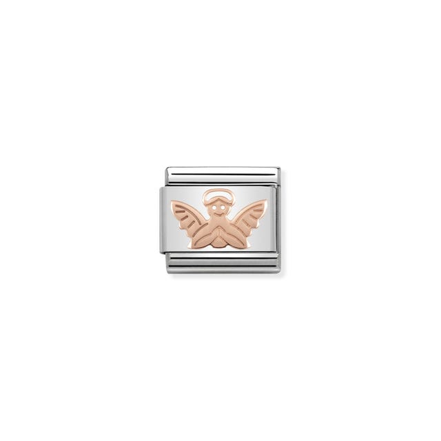 Classic Angel Link - Silver/Rose Gold - 430104/14