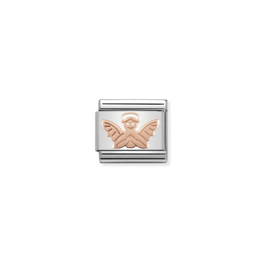 Classic Angel Link - Silver/Rose Gold - 430104/14
