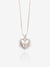 Electric Deco Heart Necklace - Silver - ULN04S