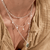 Ethereal Multi Pearl Drop Necklace - Gold - GNFRMULP