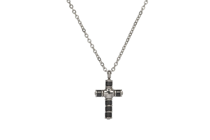 Stainless Steel Cross Pendant - AN-100/50CM