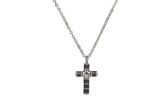 Stainless Steel Cross Pendant - AN-100/50CM