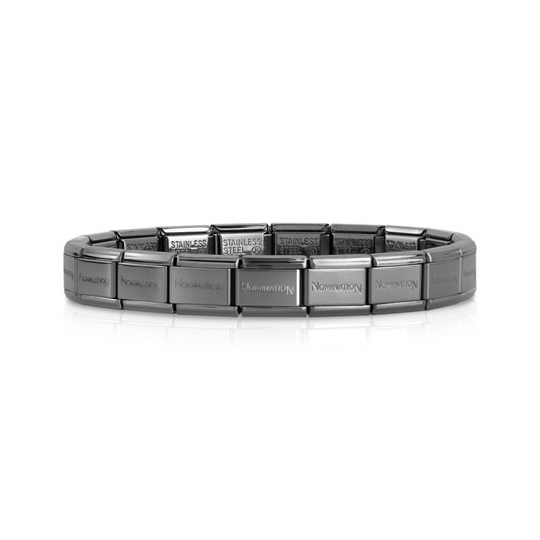 Composable Gunmetal Classic Starter Bracelet, 18cm - 030001/SI/002