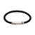 Leather Bracelet - Black - B442BL