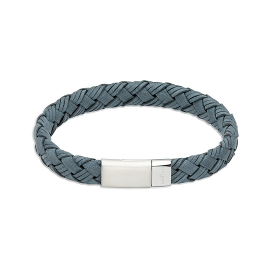 Leather Bracelet - Antique Blue - B497AB