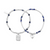 Celebrate Sodalite Set Of 2 Bracelets - Silver - SBSET3370732