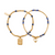 Celebrate Sodalite Set Of 2 Bracelets - Gold - GBSET33711092