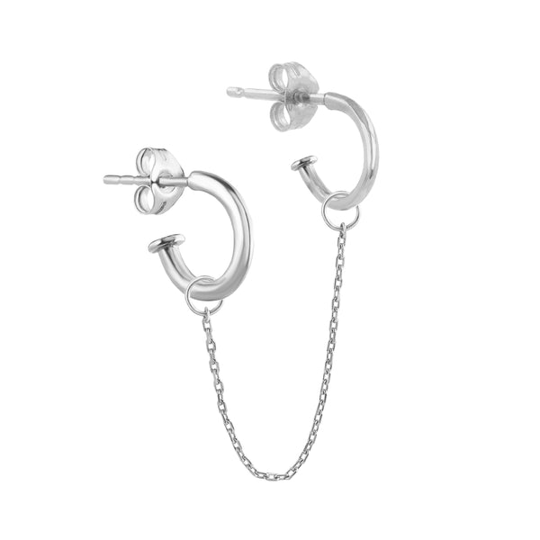 Add On Chain Plaque, Small - 9ct White Gold - CAO-S-WG